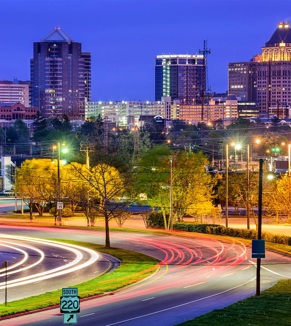 High Point, NC skyline