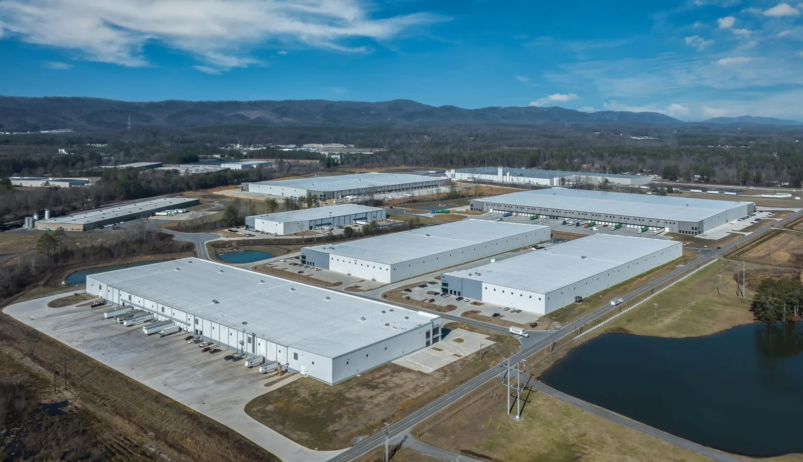Commercial Roofing at Green Point Business Park, High Point, NC