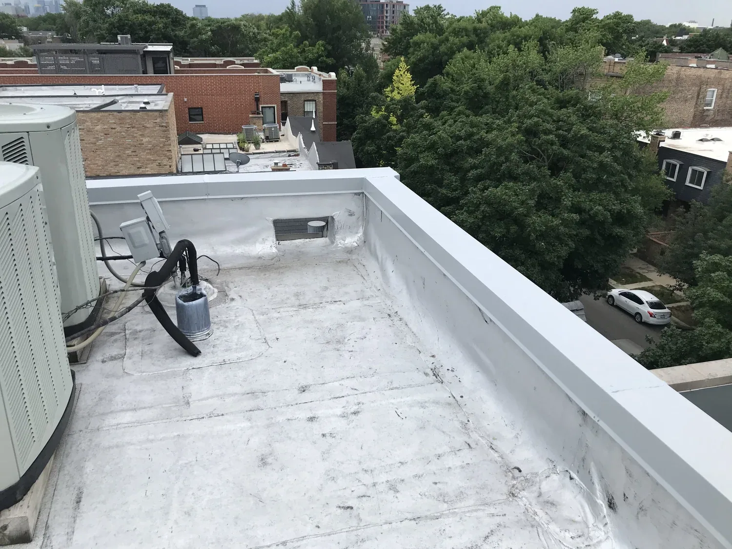 Commercial Roof Edge Metal, Coping, and Gutter Service in High Point, NC