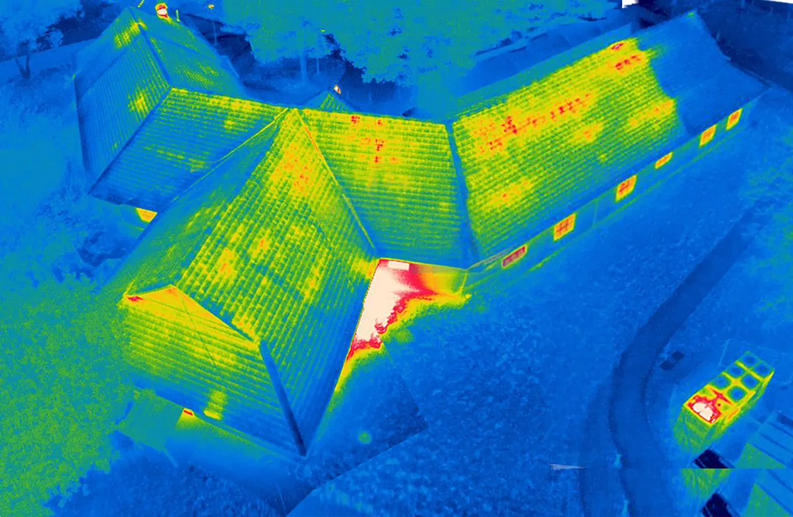 Infrared Roof Moisture Survey in High Point, NC